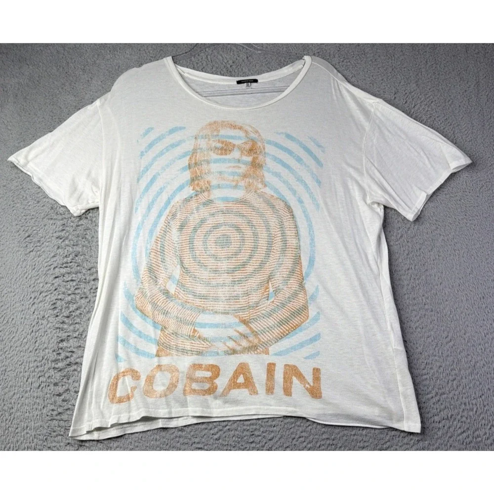 Kirk Cobain X R13 TShirt M Japanese Fabric Cotton & Cashmere Rare Rare Rare!